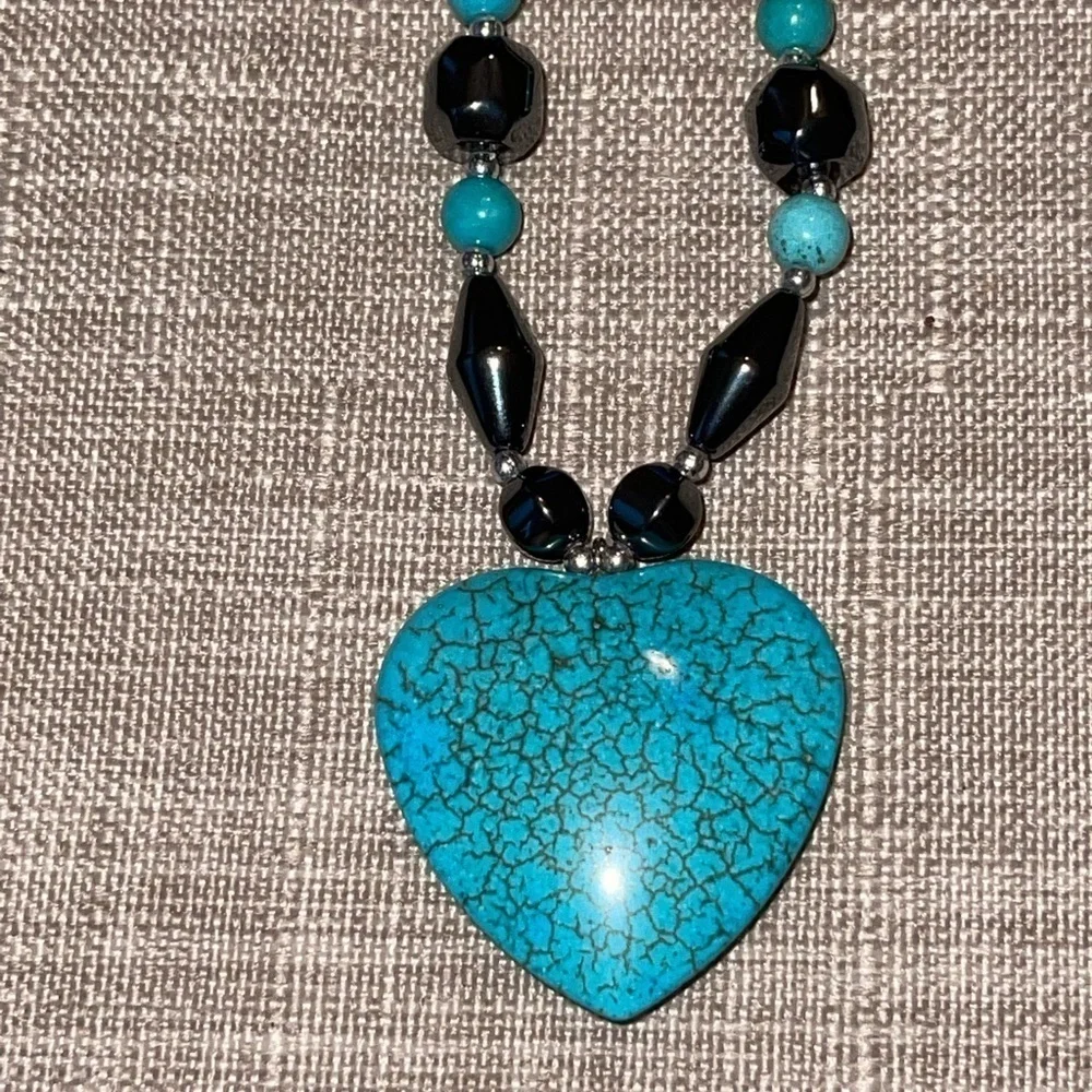 Turquoise Woman Necklace Vintage